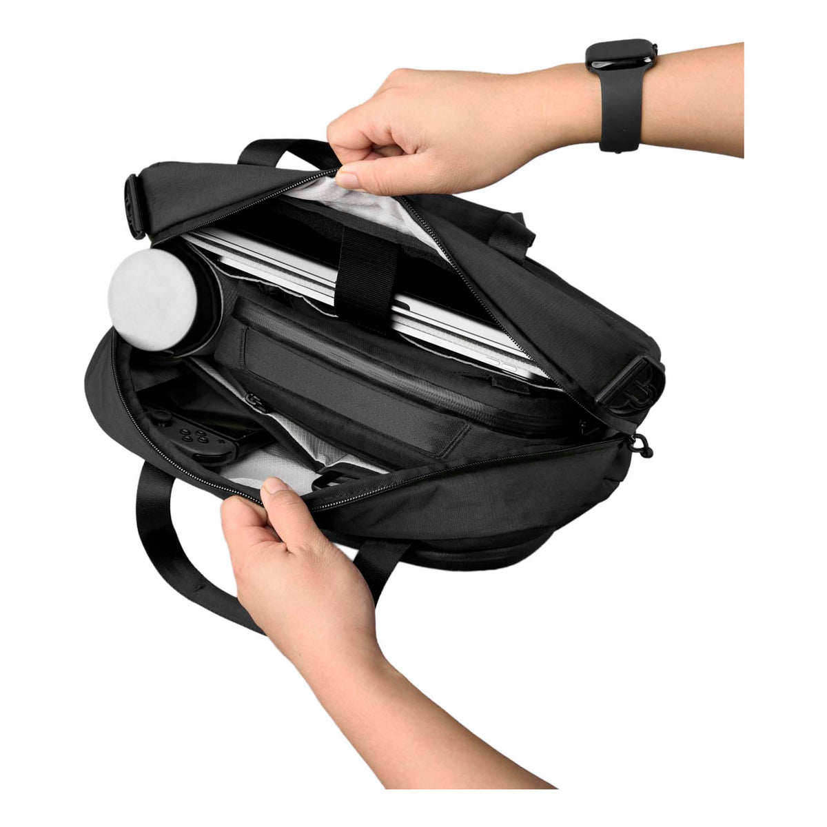 Bravo Brief | 14" Alpaka AA010910124 Briefcases 13L / Black Axoflux 400D Ripstop Nylon