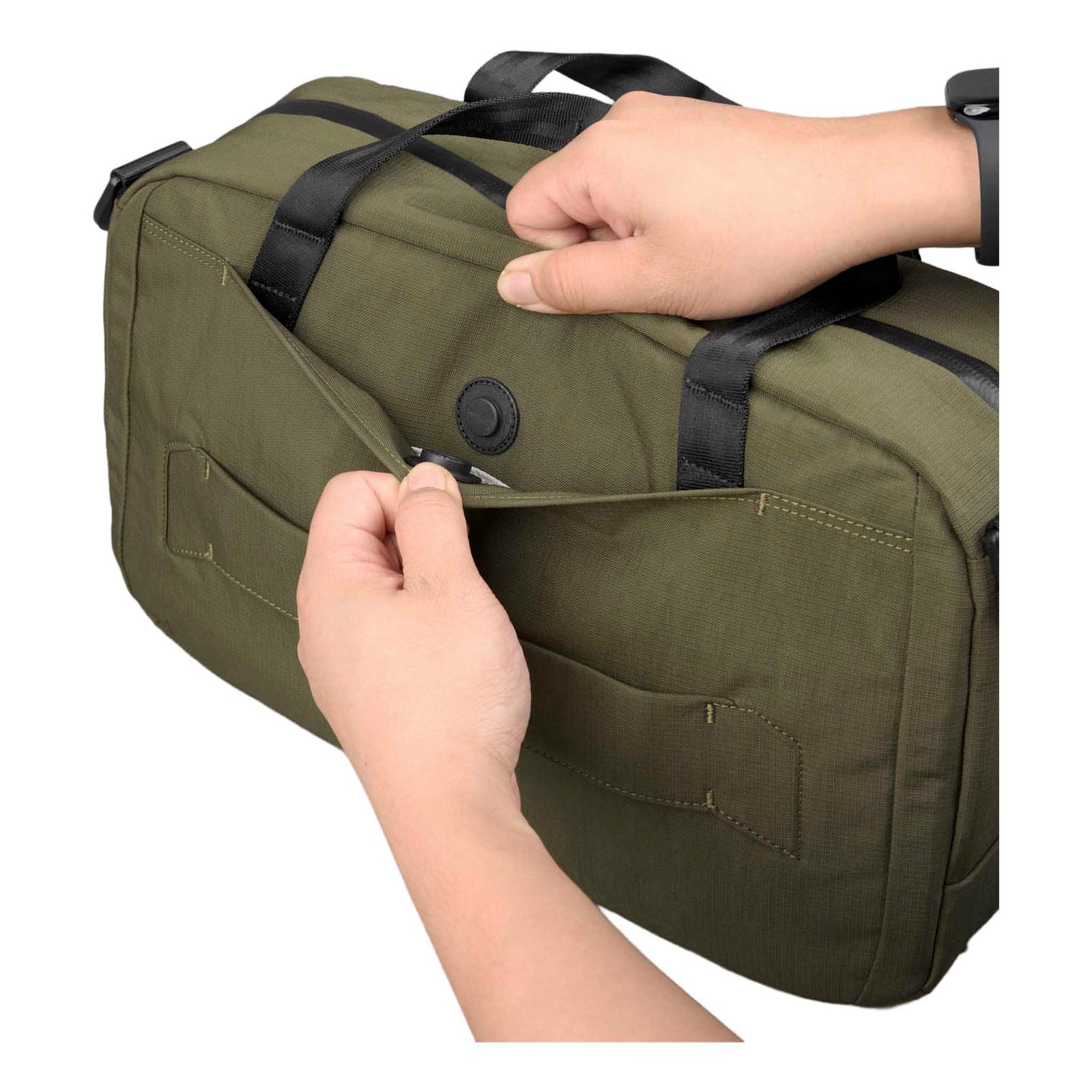 Bravo Brief | 14" Alpaka AA010910524 Briefcases 13L / Green Axoflux 400D Ripstop Nylon