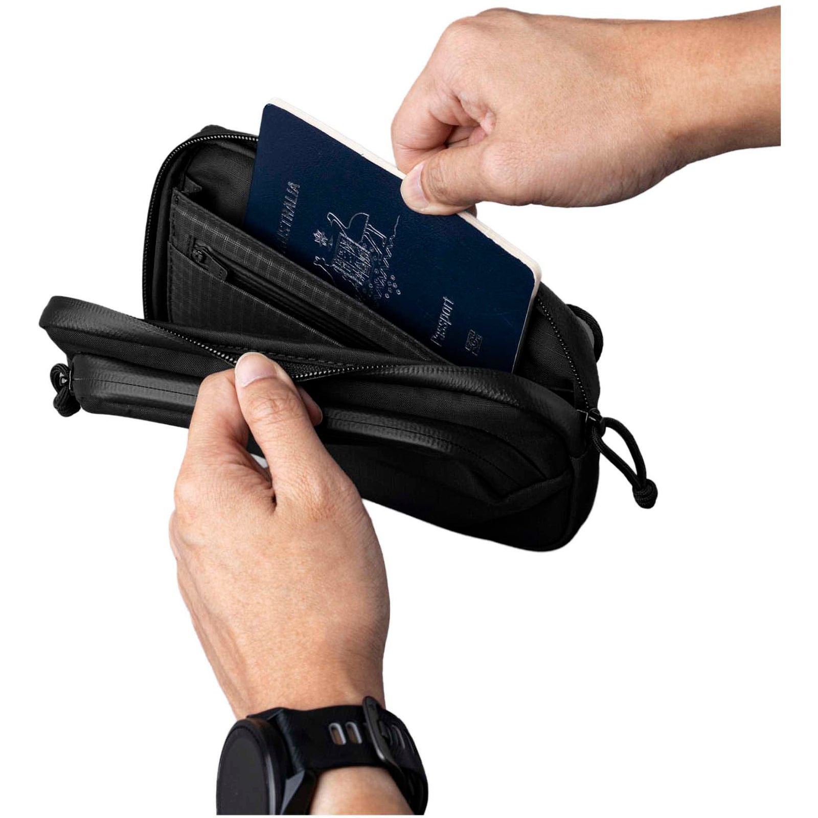 Bravo Passport Pouch Alpaka AD010990118 Wallets One Size / Black Axoflux 210D