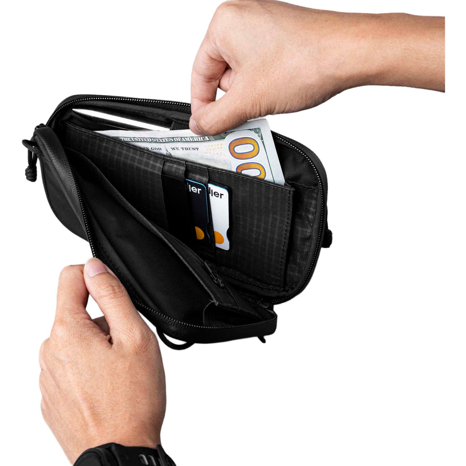 Bravo Passport Pouch Alpaka AD010990118 Wallets One Size / Black Axoflux 210D