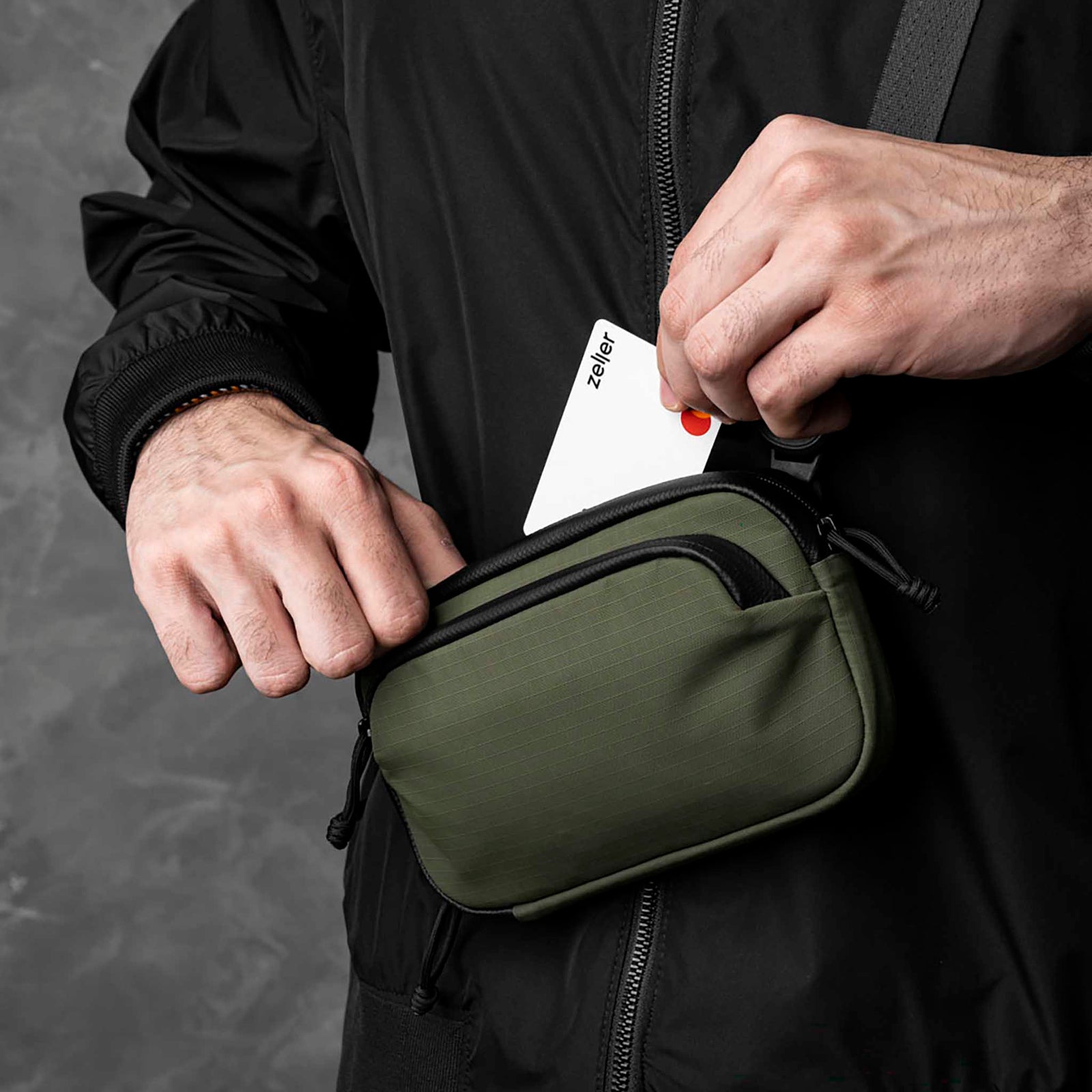 Bravo Passport Pouch Alpaka AD010990518 Wallets One Size / Green Axoflux 210D