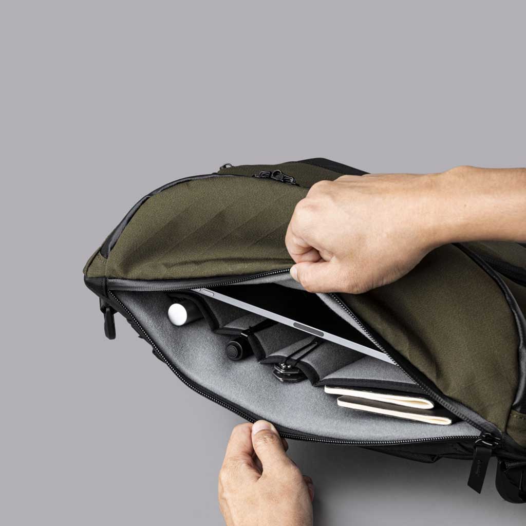 Bravo Sling Max V2 Alpaka AA100200522 Sling Bags 10L / Army Green Axogrid 300D