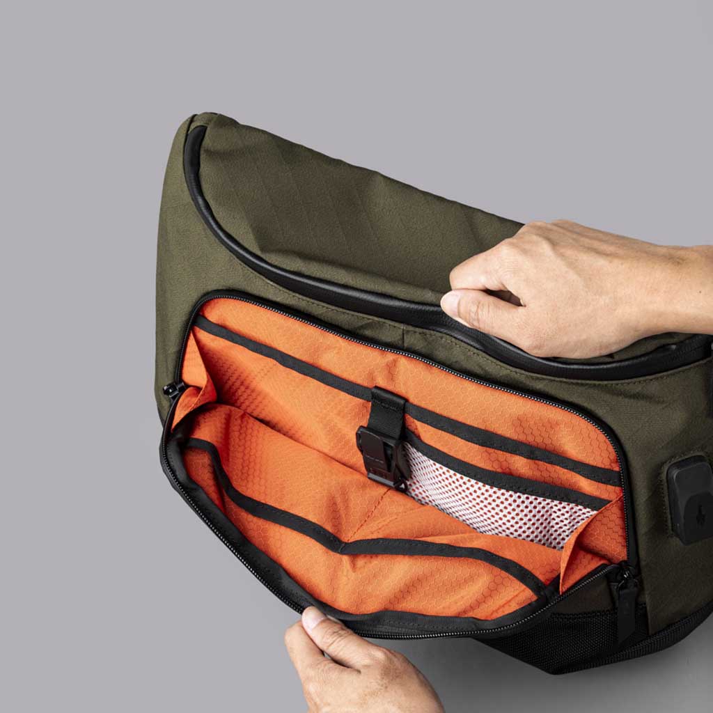 Bravo Sling Max V2 Alpaka AA100200522 Sling Bags 10L / Army Green Axogrid 300D