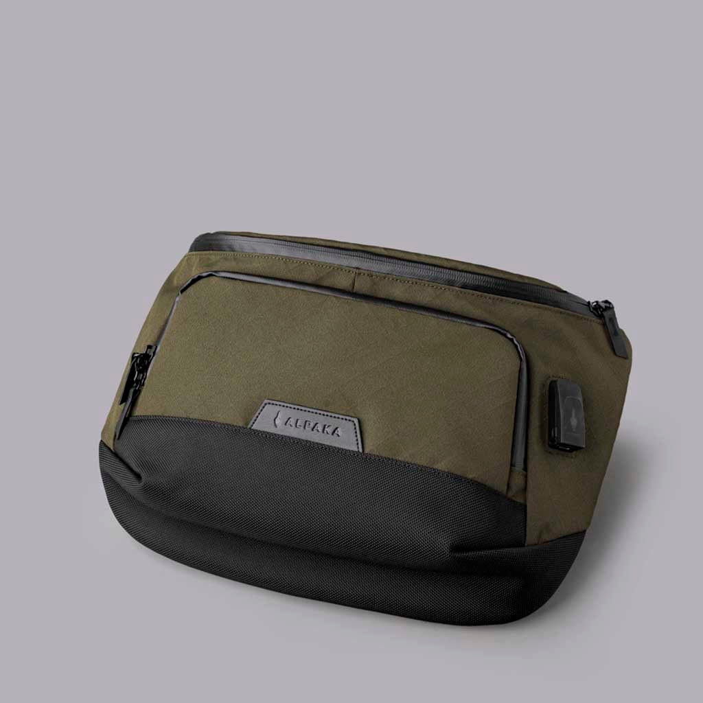 Bravo Sling Max V2 Alpaka AA100200522 Sling Bags 10L / Army Green Axogrid 300D