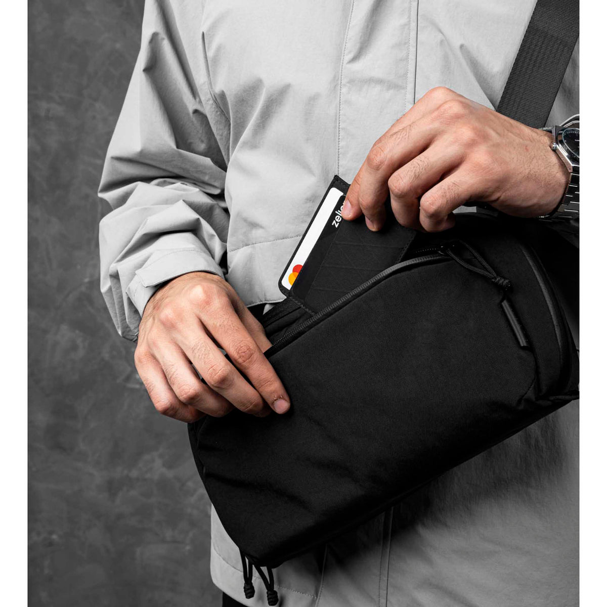 Eclipse Gaming Sling Alpaka AD010980131 Sling Bags One Size / Black | Axoflux 400D Washed Nylon