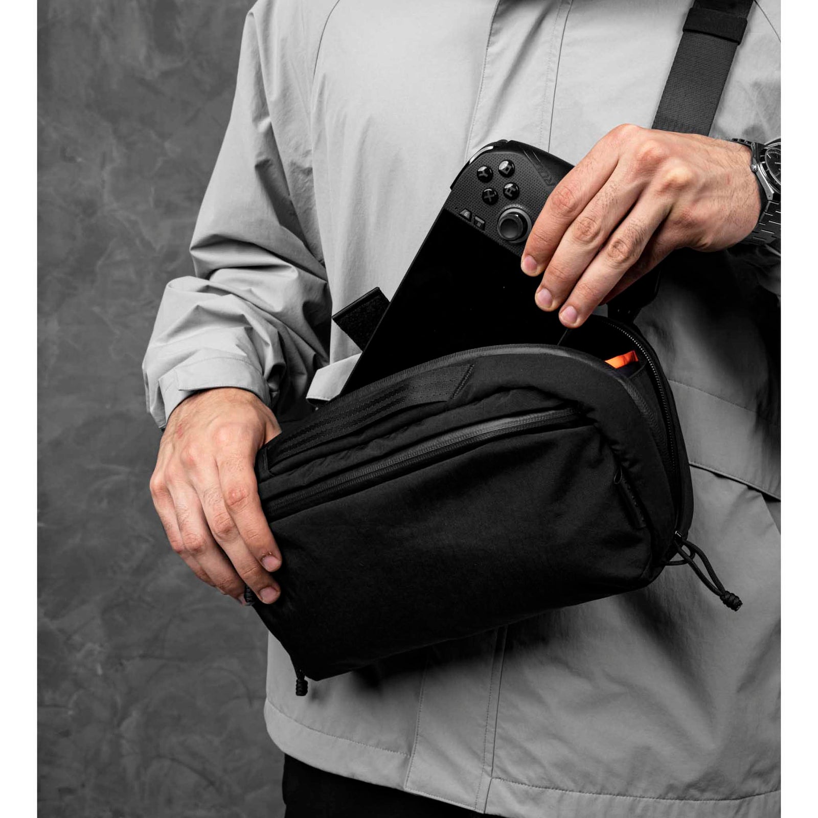 Eclipse Gaming Sling Alpaka AD010980131 Sling Bags One Size / Black | Axoflux 400D Washed Nylon