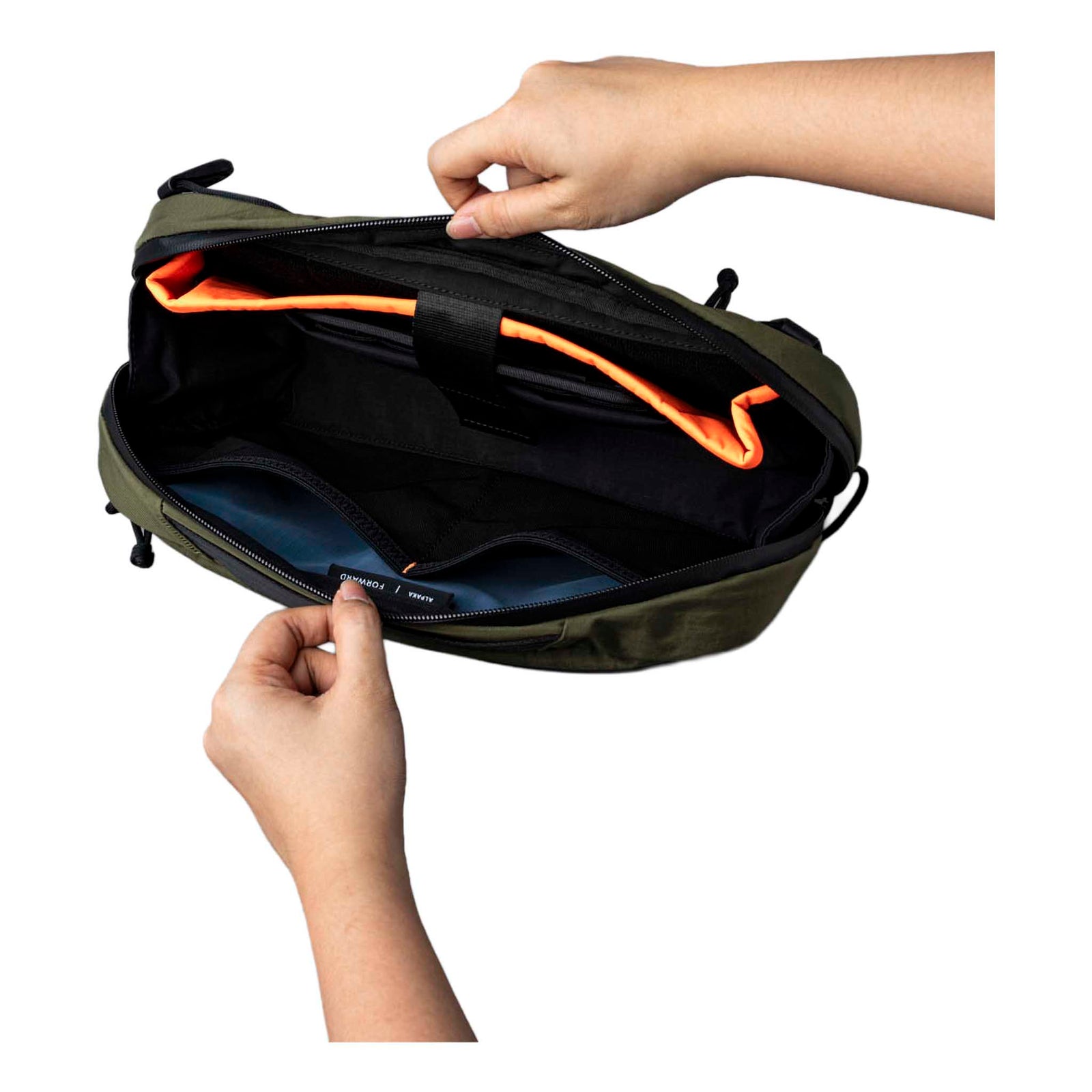 Eclipse Gaming Sling Alpaka AD010980531 Sling Bags One Size / Green | Axoflux 400D Washed Nylon