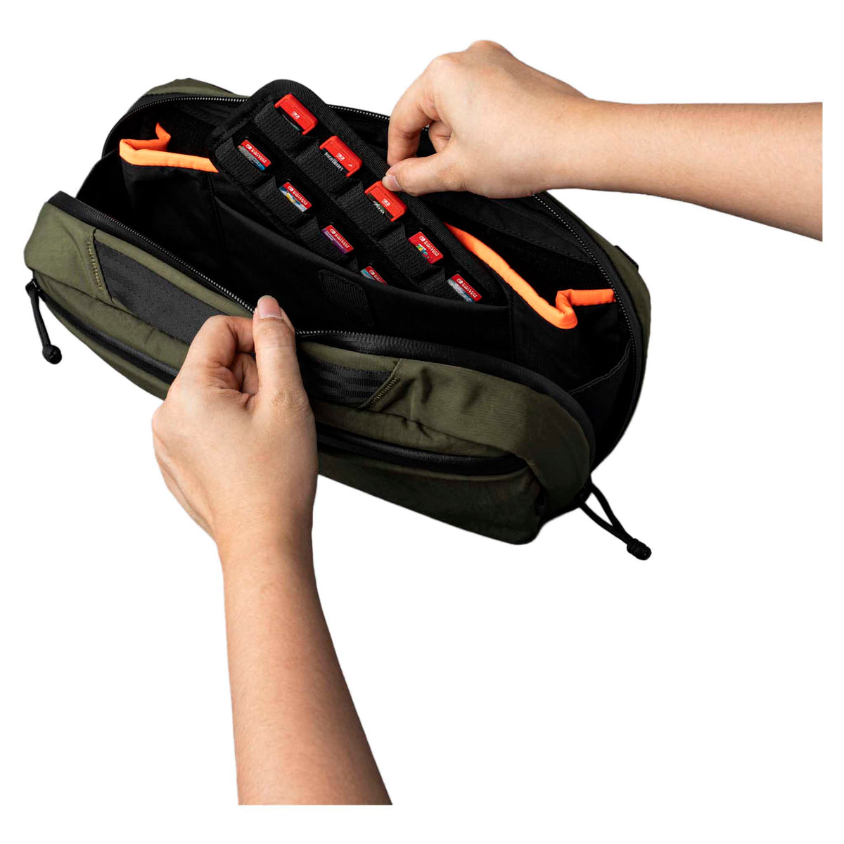 Eclipse Gaming Sling Alpaka AD010980531 Sling Bags One Size / Green | Axoflux 400D Washed Nylon