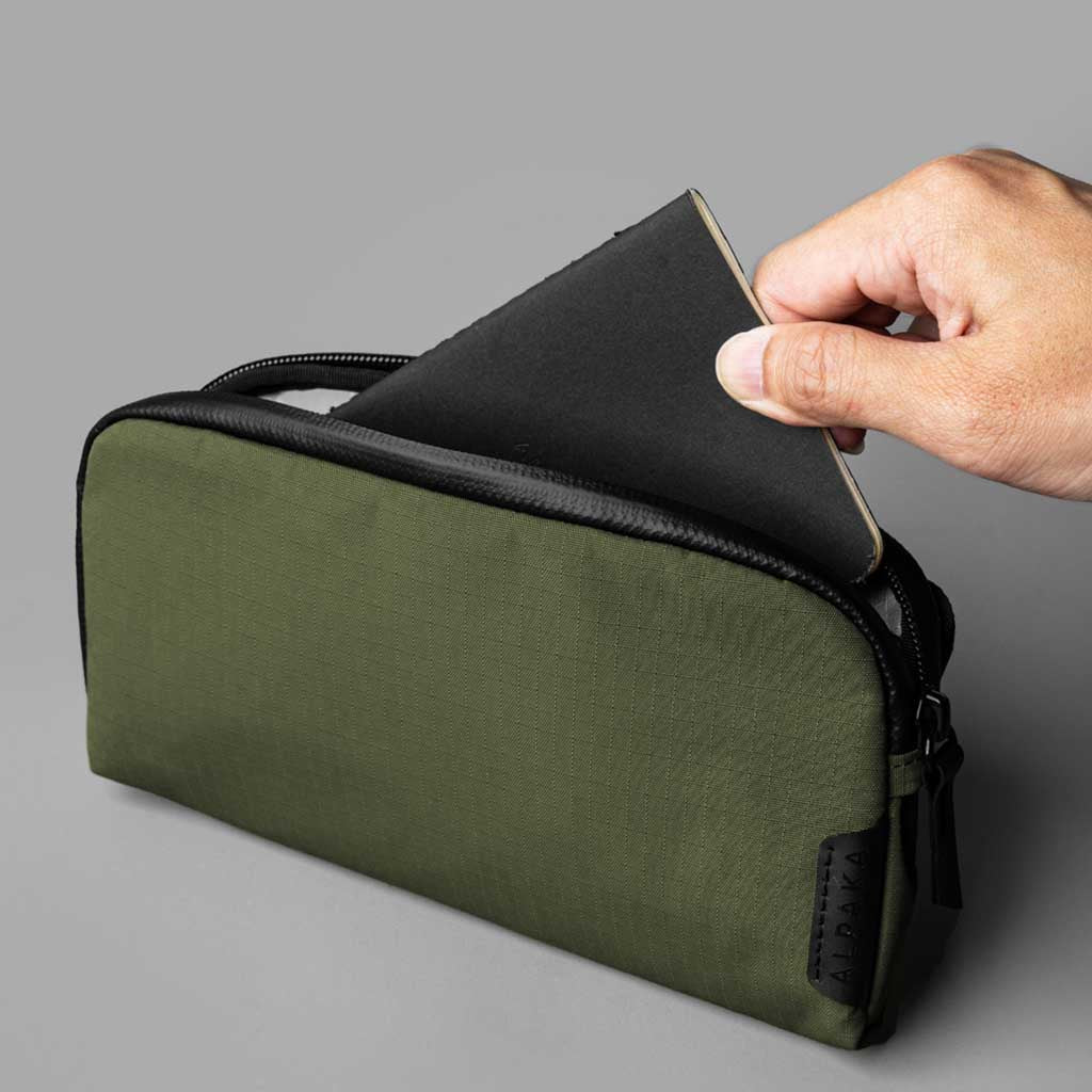 Flight Pouch Alpaka AA010510518 Pouches 300ml / Green | Axoflux 210D