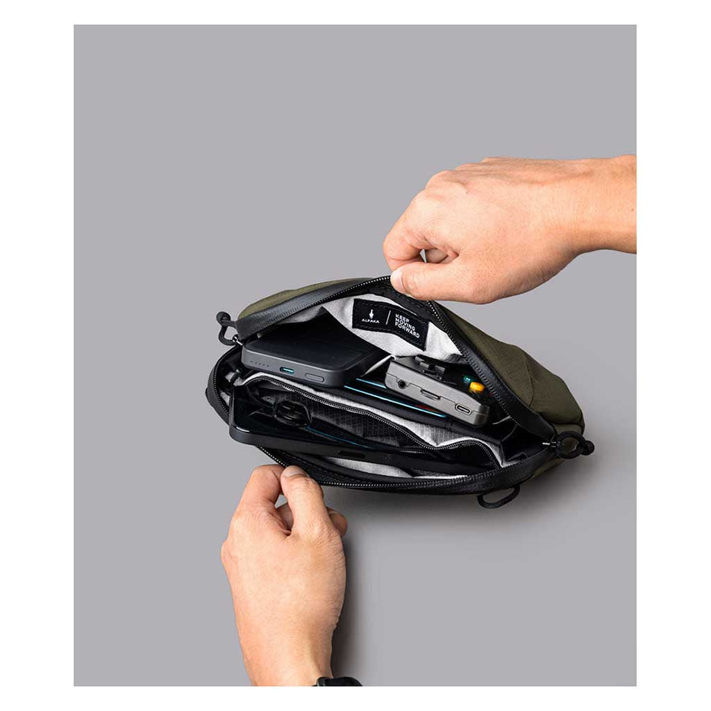 Flight Pouch Pro Alpaka AA010810524 Pouches 0.7L / Green | Axoflux 400D