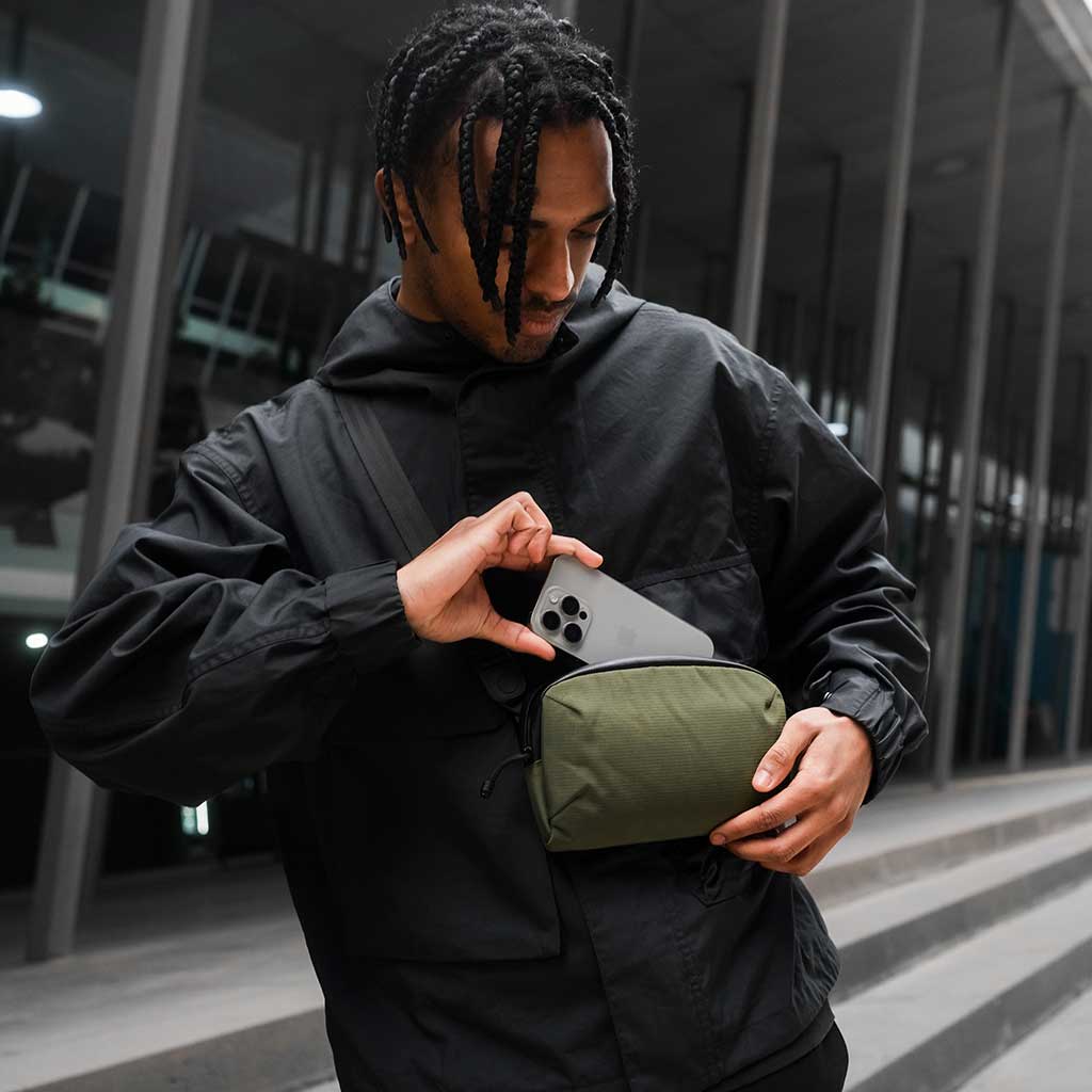 Flight Pouch Pro Alpaka AA010810524 Pouches 0.7L / Green | Axoflux 400D
