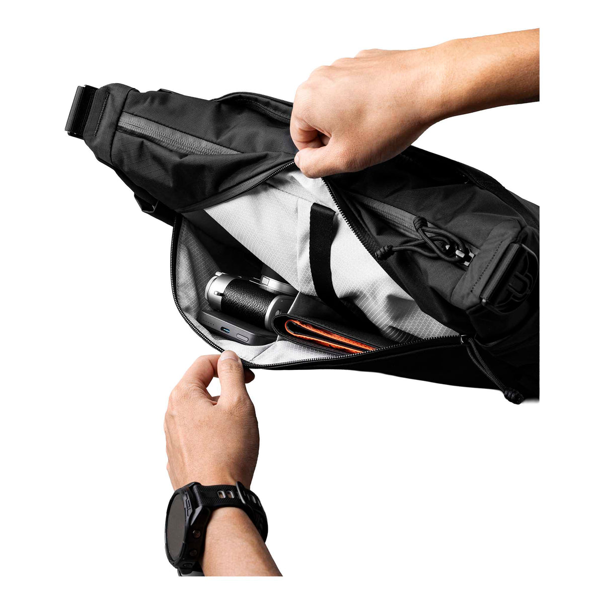 Flight Satchel Alpaka AD010860118 Satchels One Size / Black | Axoflux 210D
