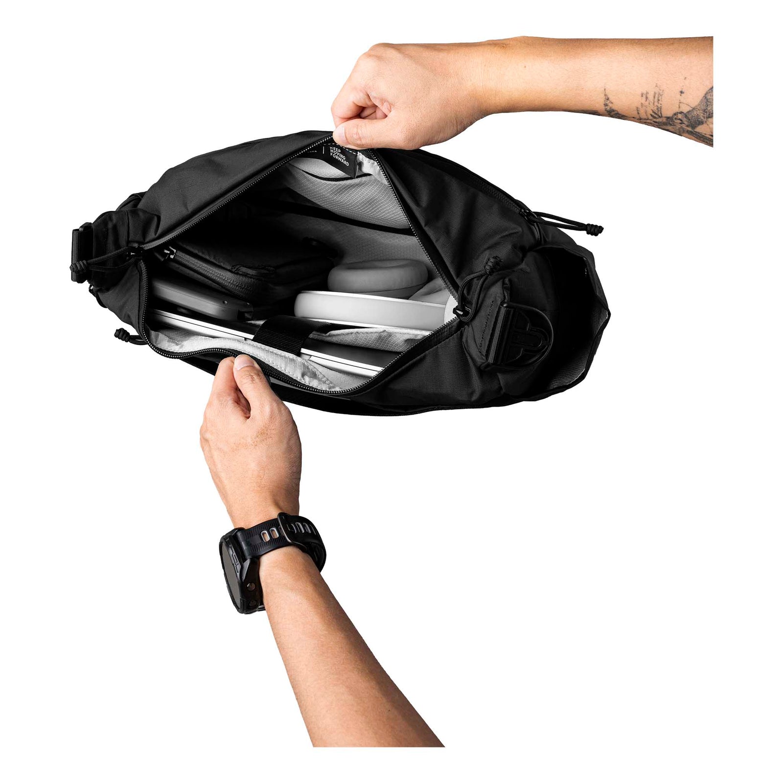 Flight Satchel Alpaka AD010860118 Satchels One Size / Black | Axoflux 210D