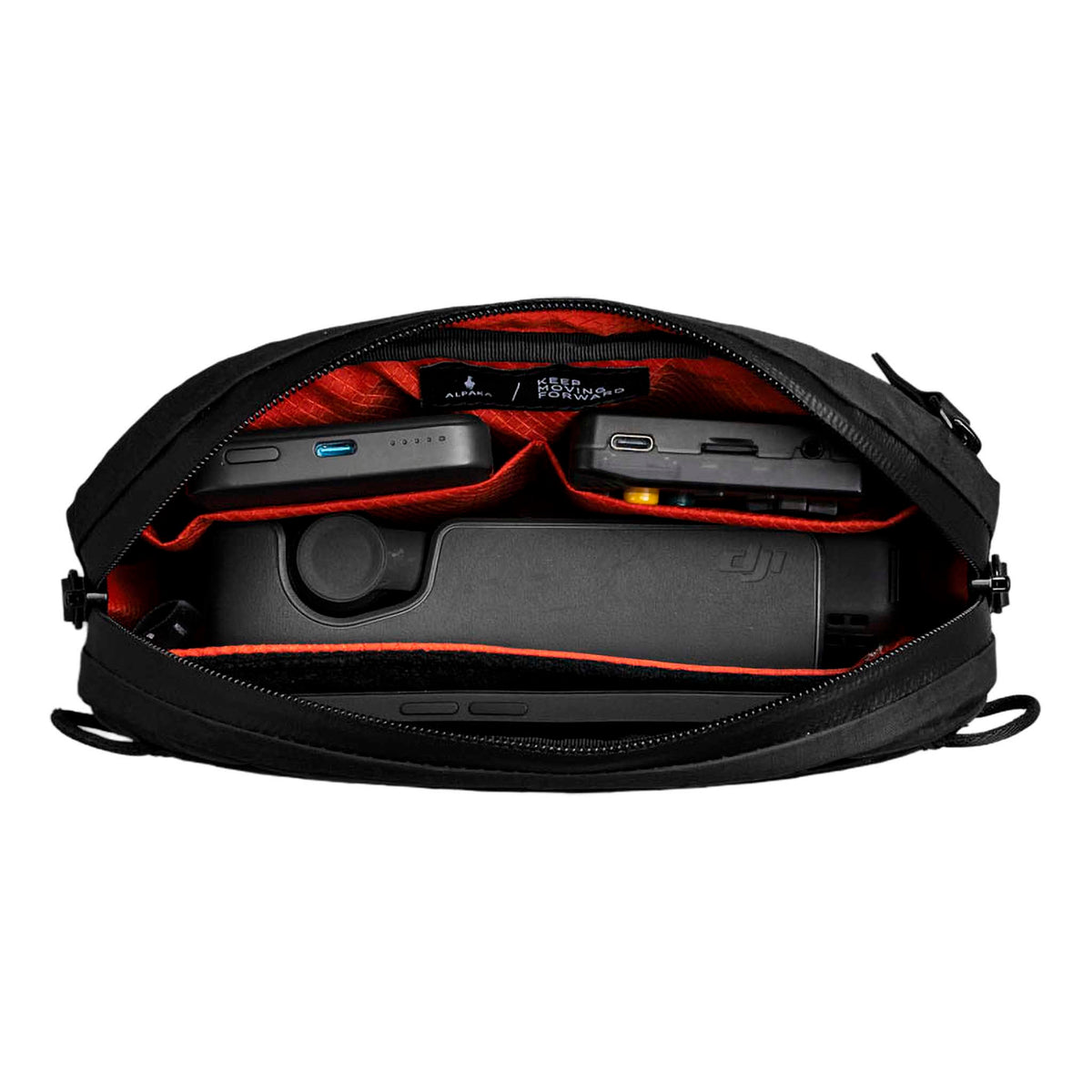 Flight Sling 1L Alpaka AA010530128 Sling Bags 1L / Black | X-Pac VX07 Ripstop