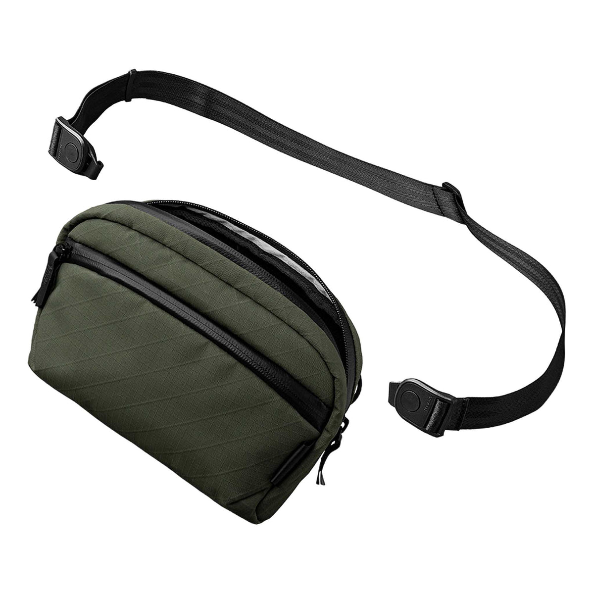 Flight Sling 1L Alpaka AA010530526 Sling Bags 1L / Green | Axogrid 210D