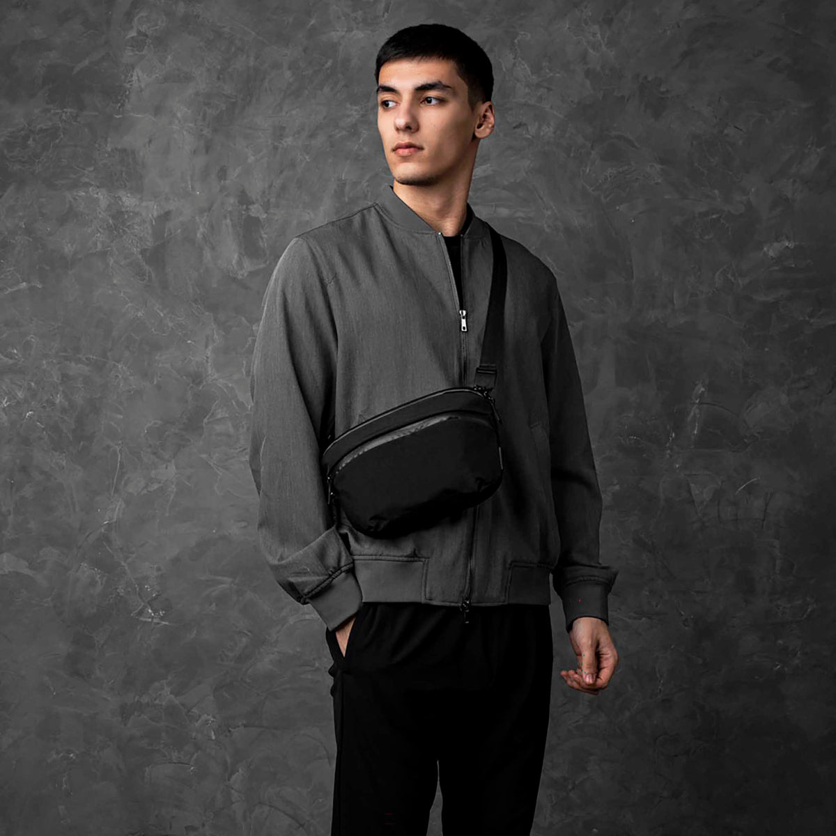 Flight Sling Pro Alpaka AA010870124 Sling Bags 2.5L / Black Axoflux 400D Ripstop Nylon