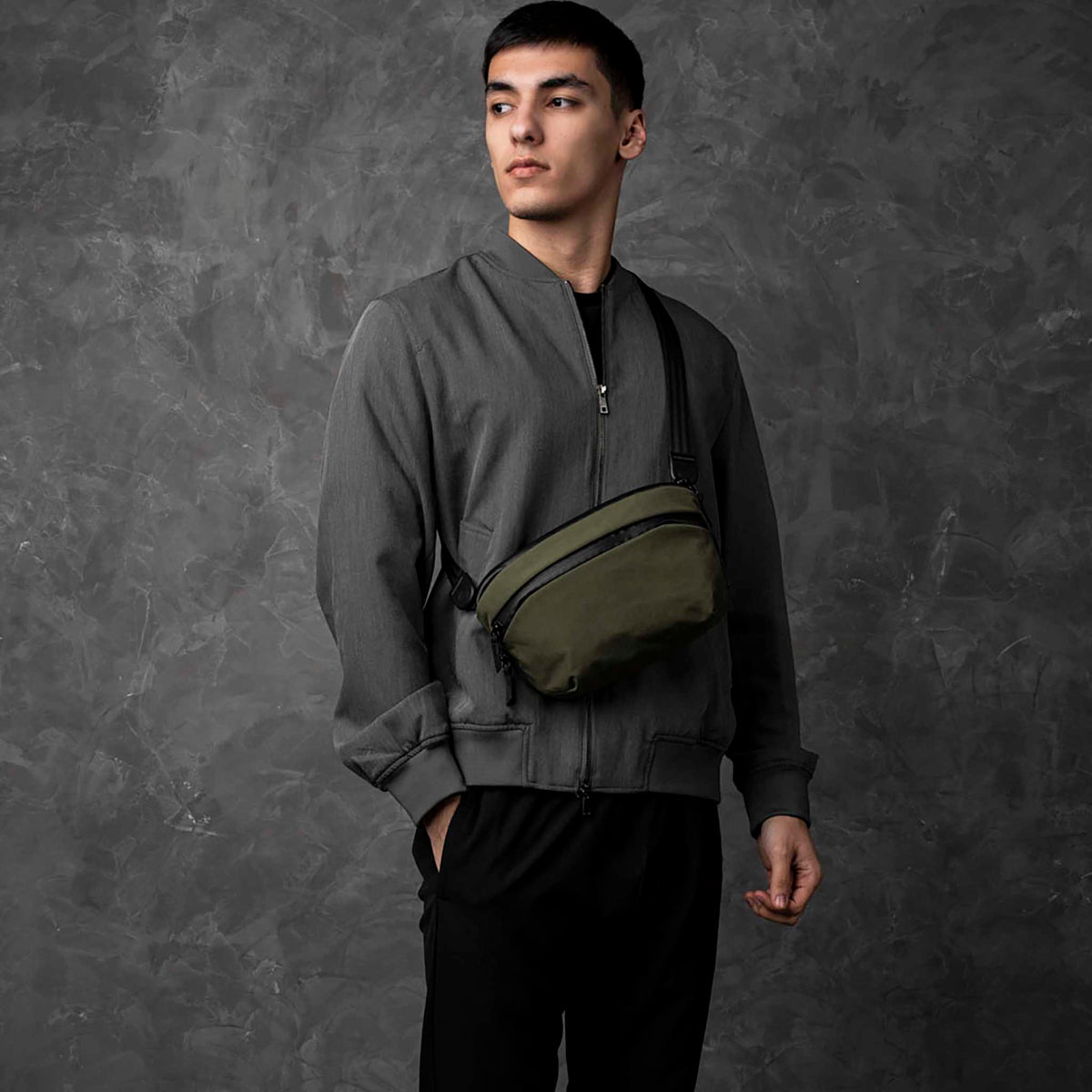 Flight Sling Pro Alpaka AA010870524 Sling Bags 2.5L / Green Axoflux 400D Ripstop Nylon
