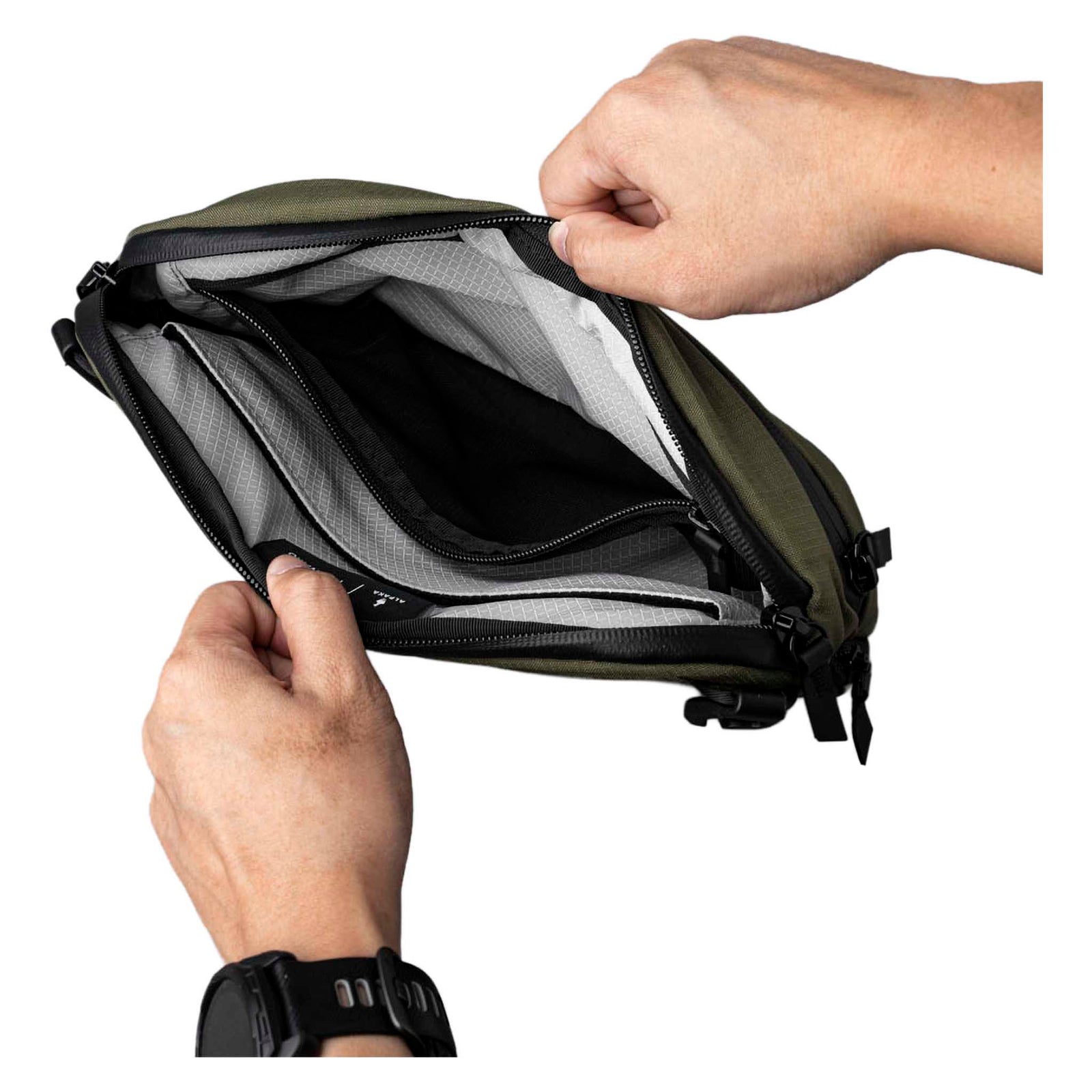 Flight Sling Pro Alpaka AA010870524 Sling Bags 2.5L / Green Axoflux 400D Ripstop Nylon