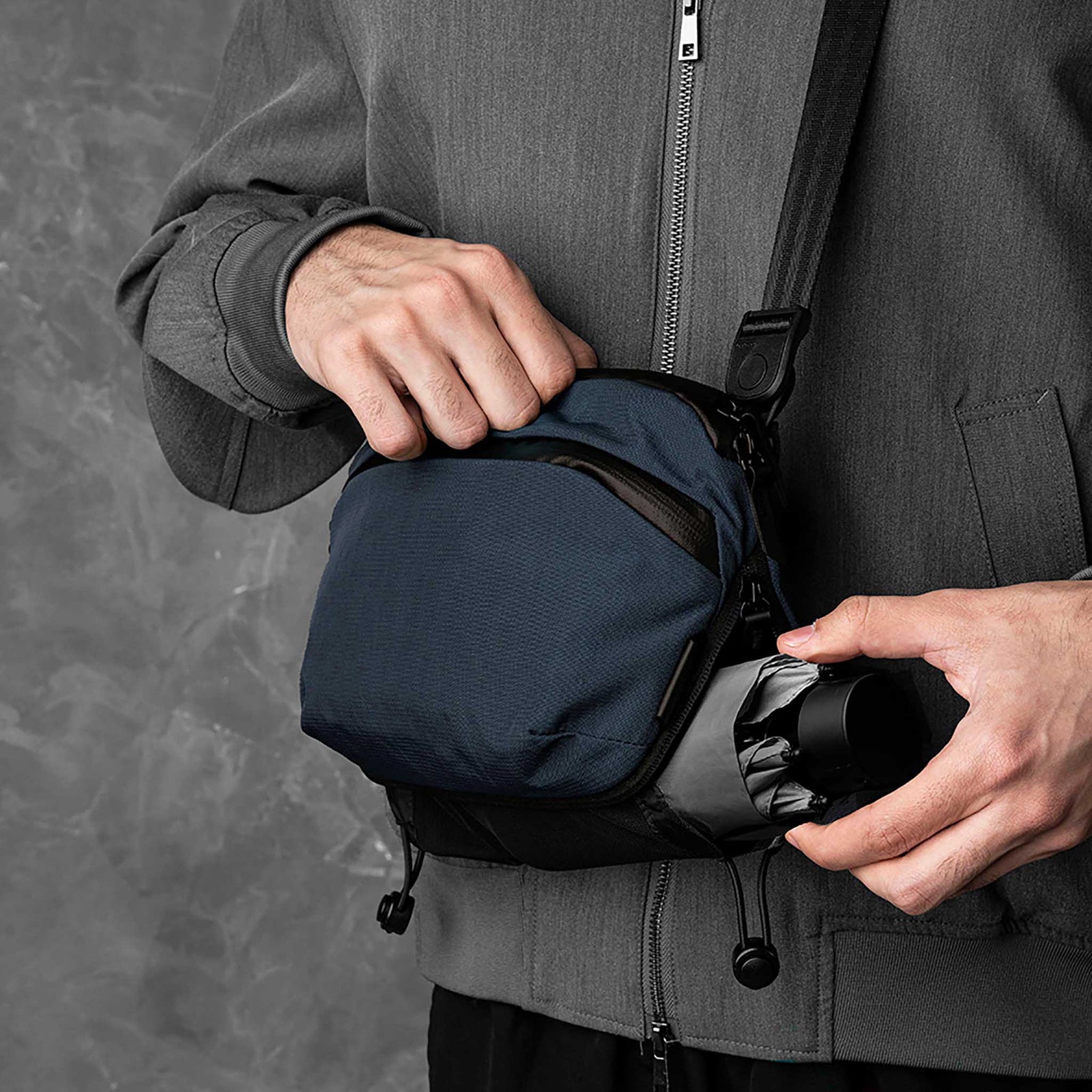 Flight Sling Pro Alpaka AA010870624 Sling Bags 2.5L / Moonlight Blue Axoflux 400D Ripstop Nylon