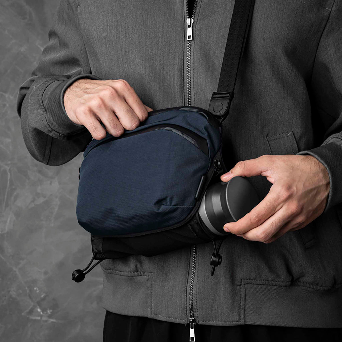 Flight Sling Pro Alpaka AA010870624 Sling Bags 2.5L / Moonlight Blue Axoflux 400D Ripstop Nylon