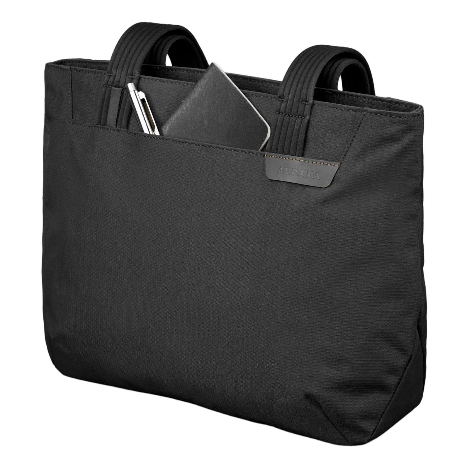 Flight Tote (S) Alpaka AD011010124 Tote Bags One Size / Black Axoflux 400D Ripstop Nylon