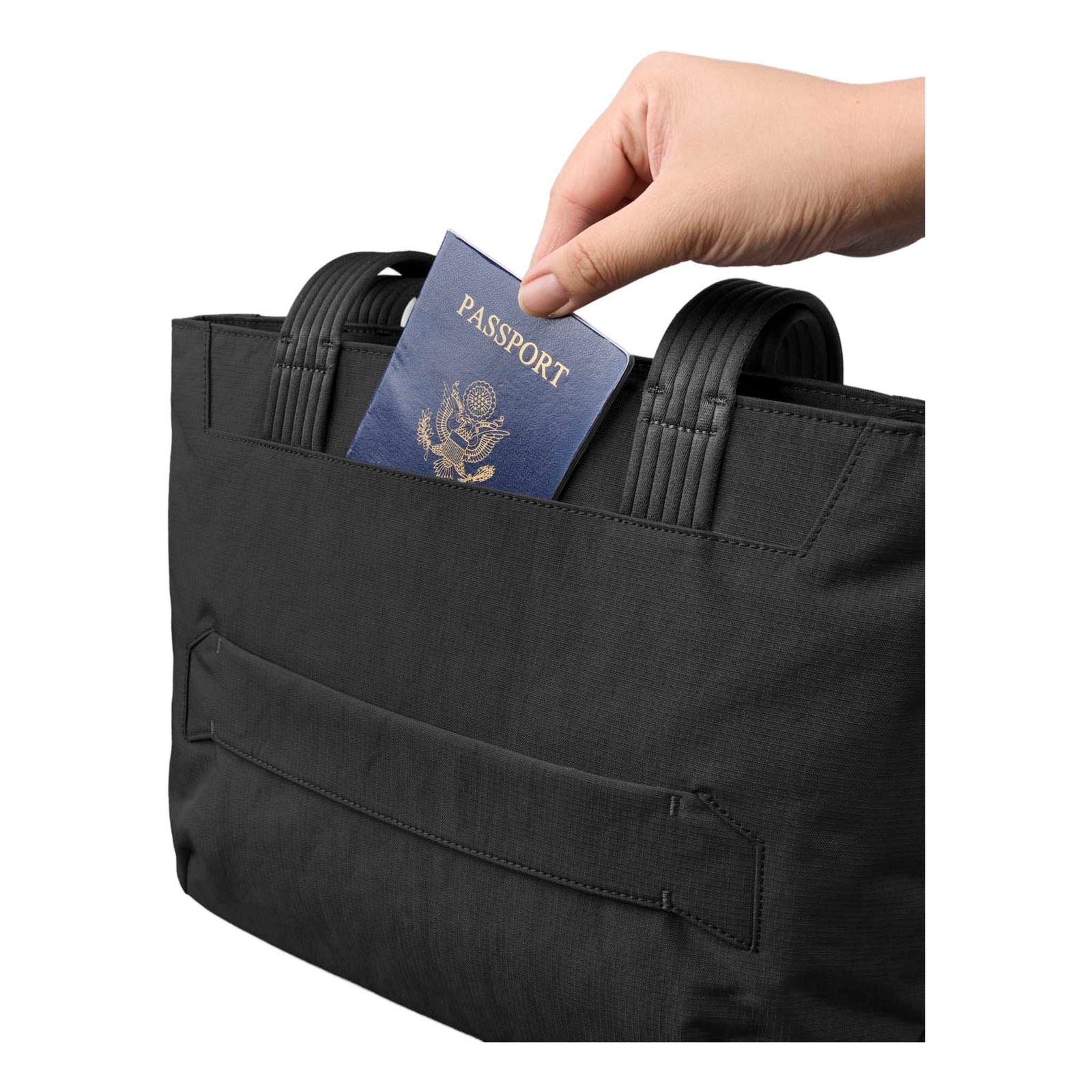 Flight Tote (S) Alpaka AD011010124 Tote Bags One Size / Black Axoflux 400D Ripstop Nylon