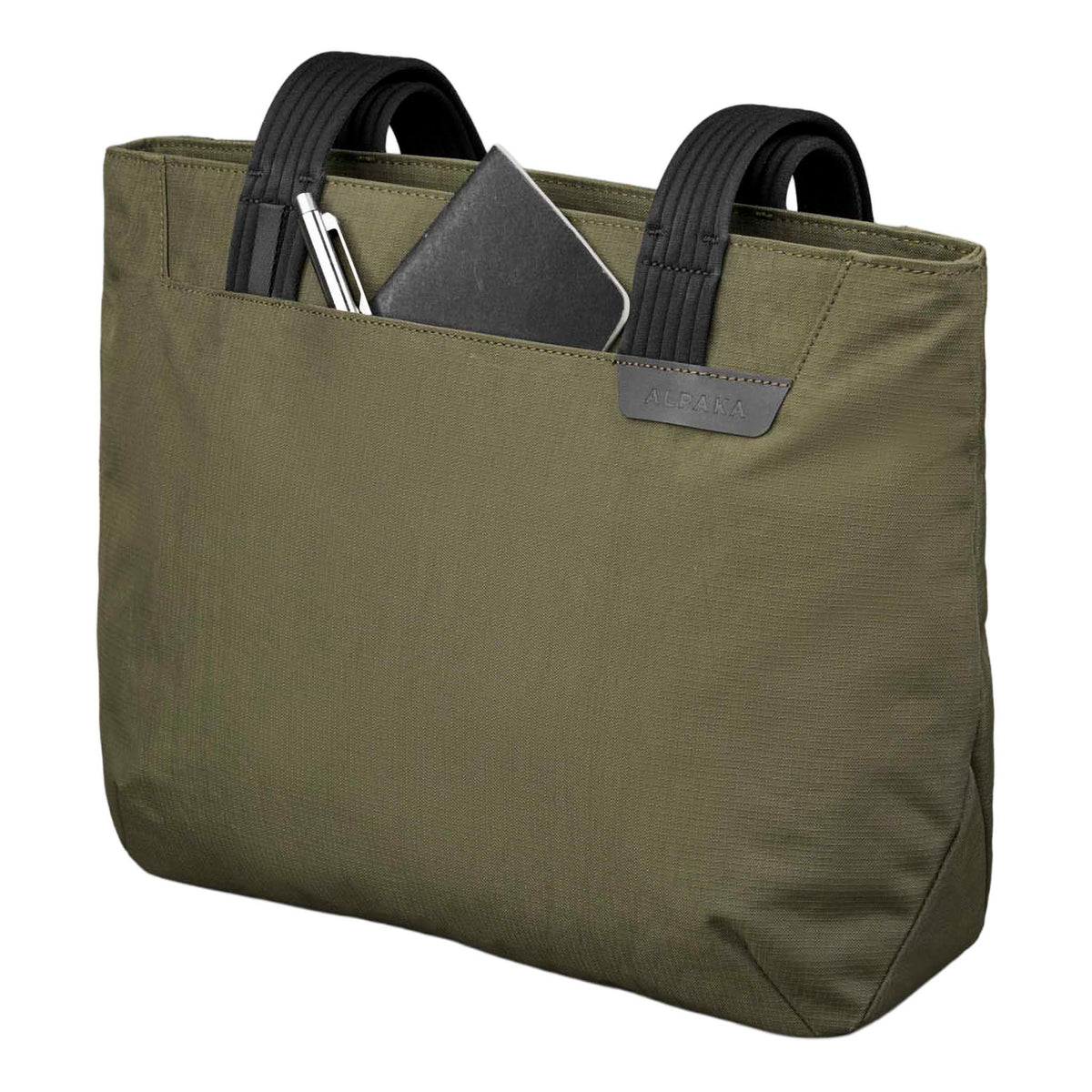 Flight Tote (S) Alpaka AD011010524 Tote Bags One Size / Green Axoflux 400D Ripstop Nylon