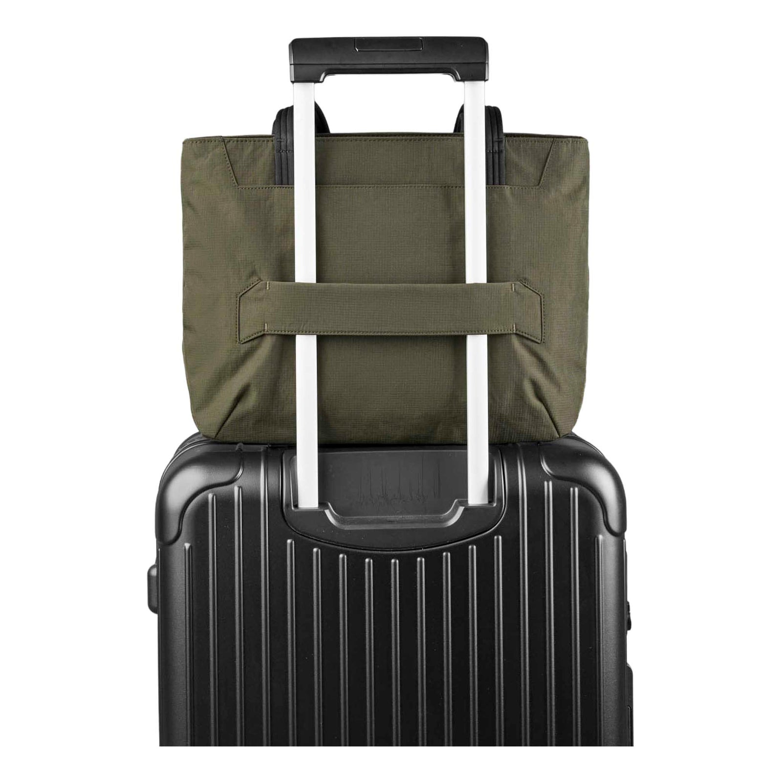 Flight Tote (S) Alpaka AD011010524 Tote Bags One Size / Green Axoflux 400D Ripstop Nylon
