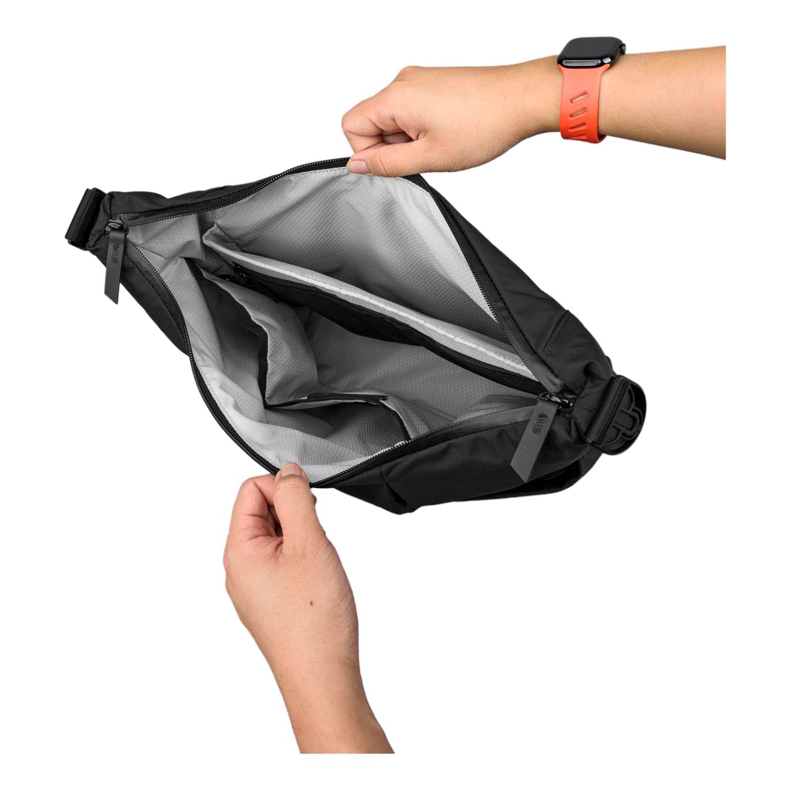 Flow Satchel Alpaka AD010720118 Satchels 10L / Black Axolux 210D