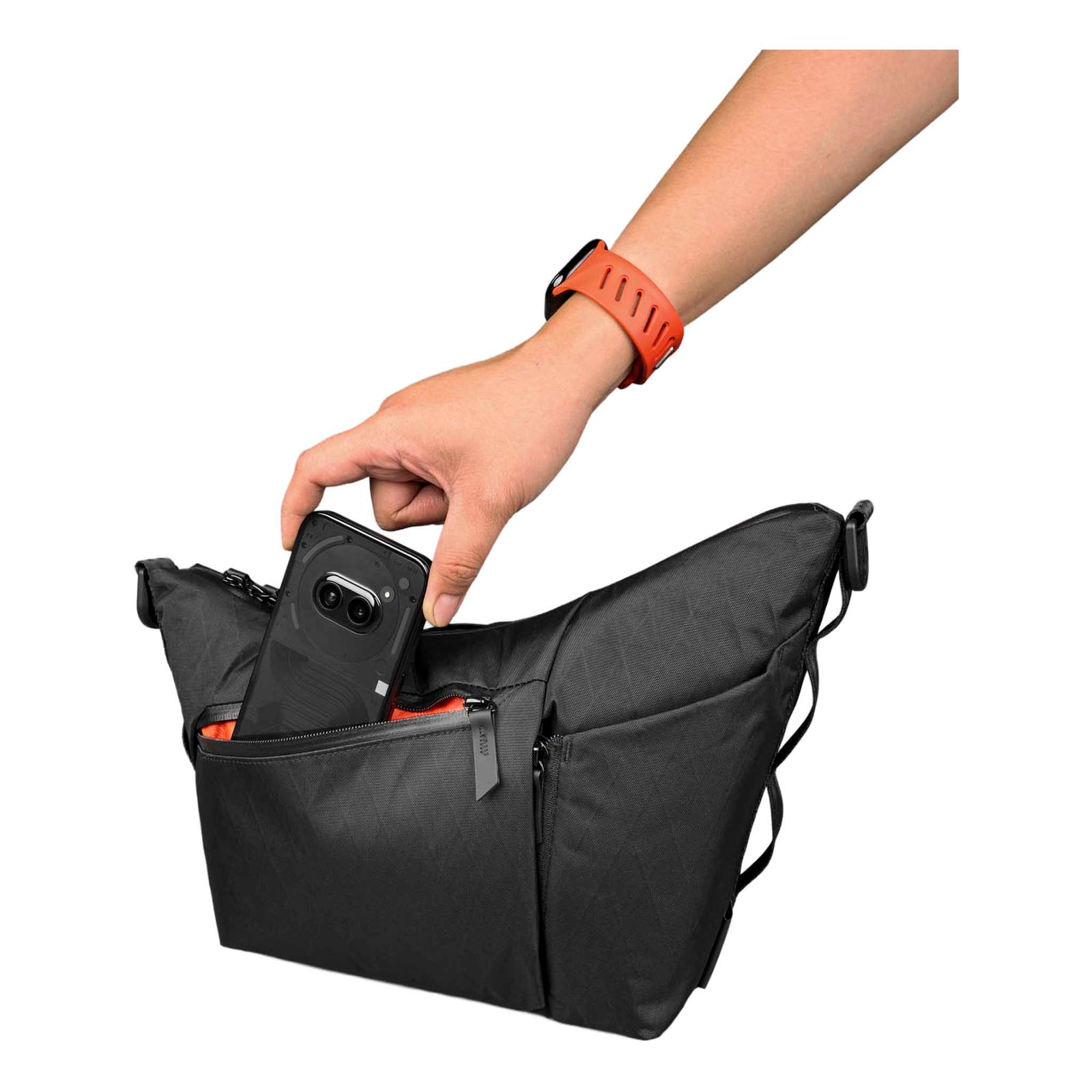 Flow Satchel Alpaka AD010700107 Satchels 4L / Black X-Pac X42