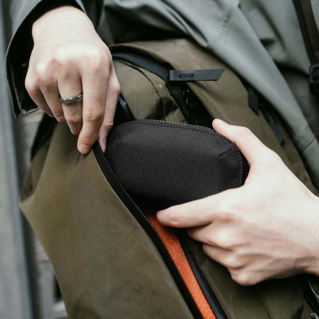 HUB Zip Pocket Alpaka AD010660121 Pouches One Size / Black | Axoflux 300D