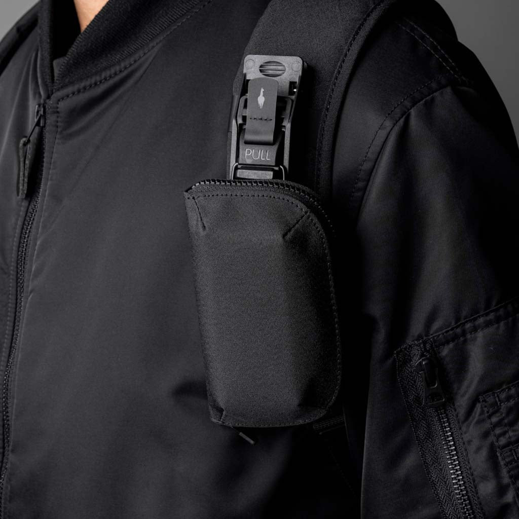 HUB Zip Pocket Alpaka AD010660121 Pouches One Size / Black | Axoflux 300D