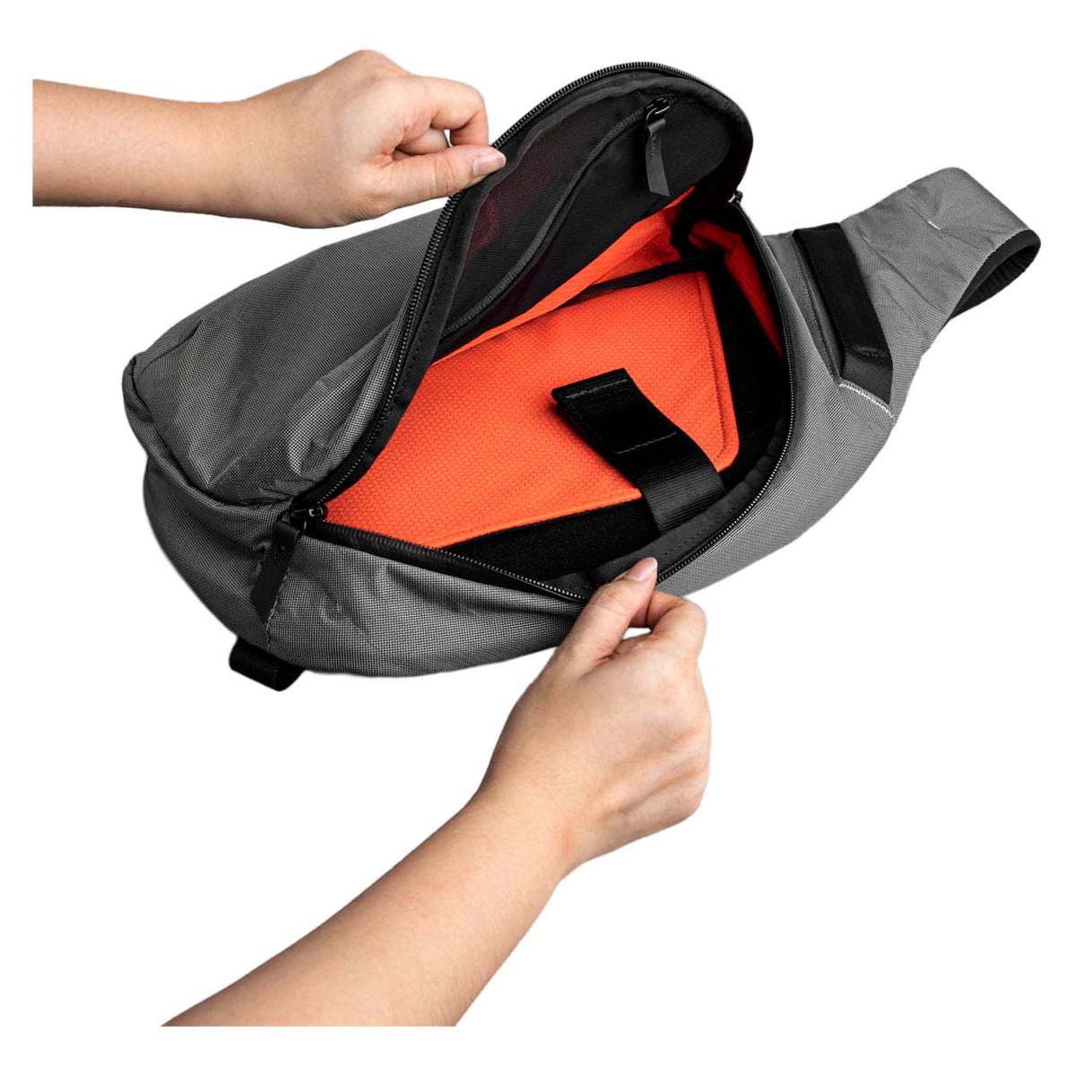 Metro Crossbody | Left Shoulder Alpaka AA010550230 Sling Bags One Size / Grey Ultradyne 100D