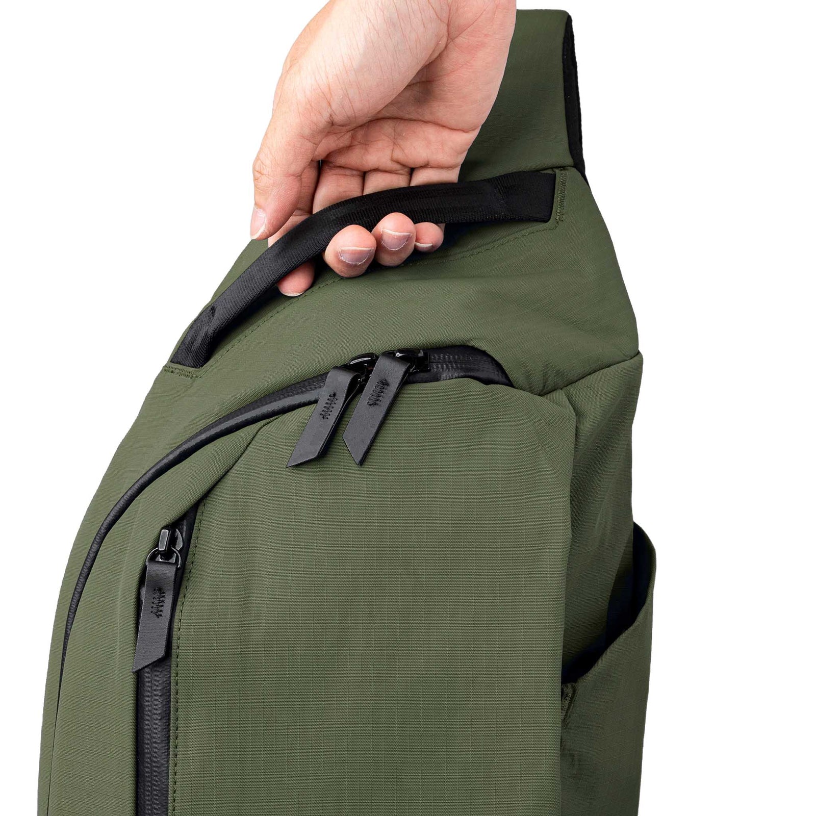 Metro Crossbody | Right Shoulder Alpaka AA010560518 Sling Bags One Size / Green | Axoflux 210D