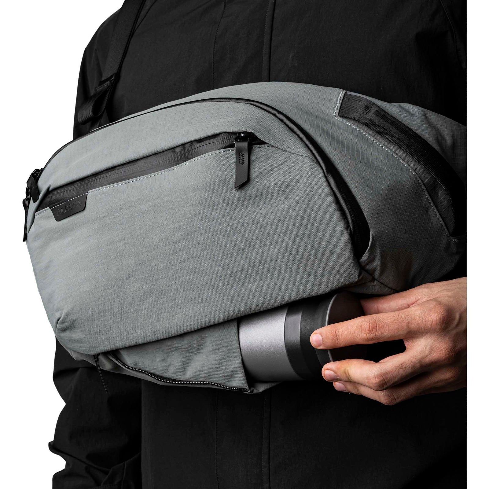Metro Crossbody | Right Shoulder Alpaka AA010560218 Sling Bags One Size / Grey | Axoflux 210D