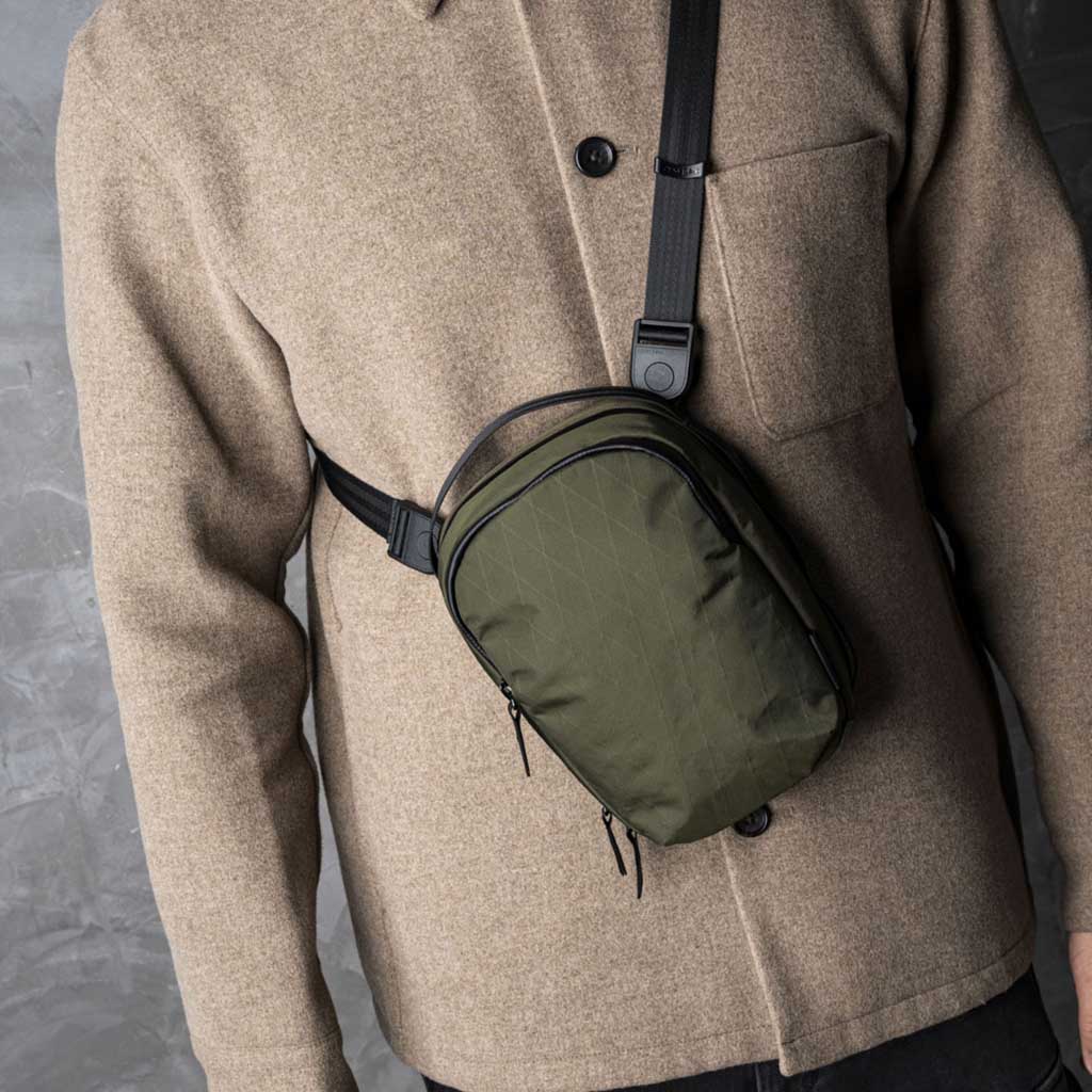 Metro Sling Max Alpaka AD010670522 Sling Bags 3L / Army Green | Axogrid 300D
