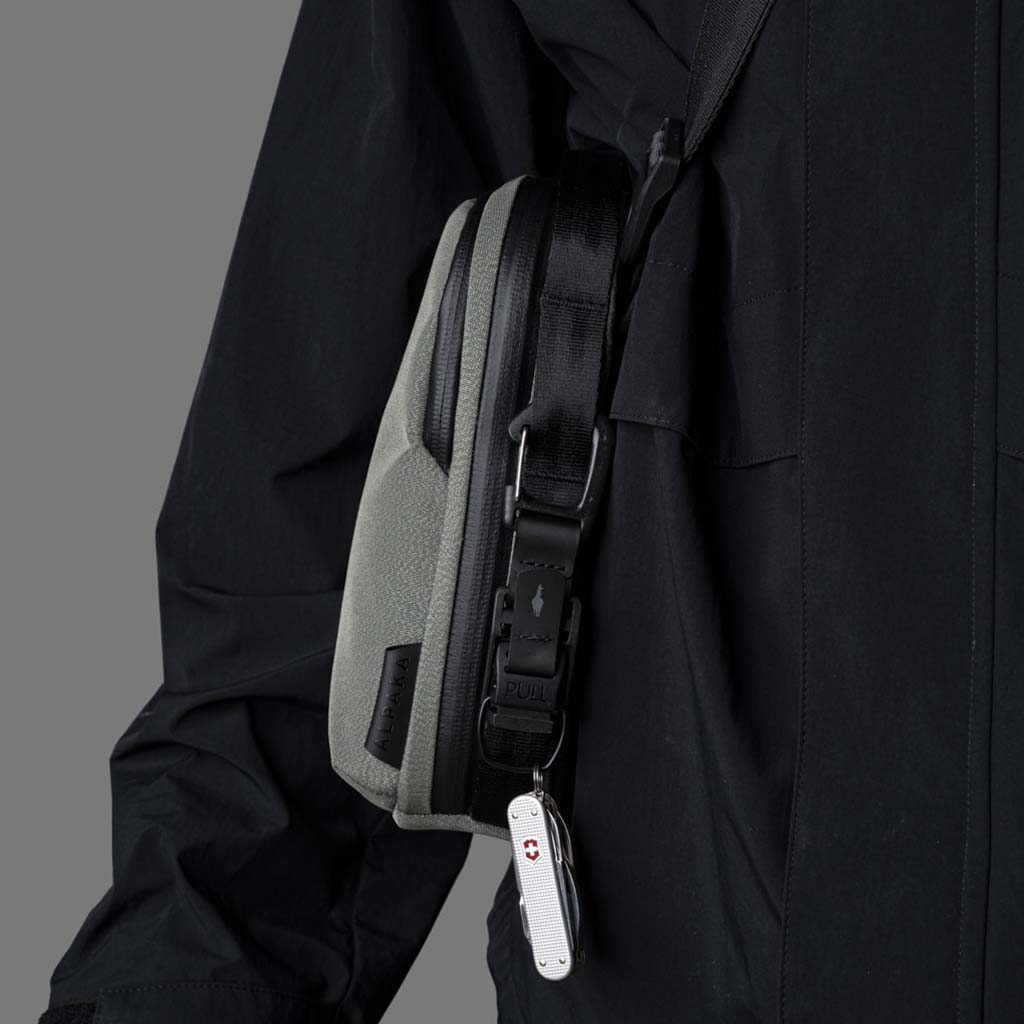Metro Sling v2 Alpaka Sling Bags 2.5L / Grey | Axoflux 300D