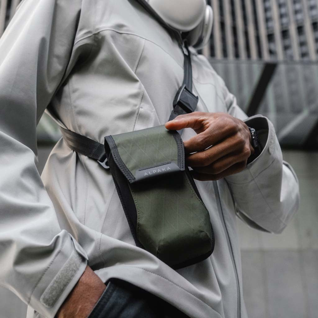 Modular Phone Sling v2 Alpaka AD010600503 Phone Pockets One Size / Dark Green | X-Pac VX21