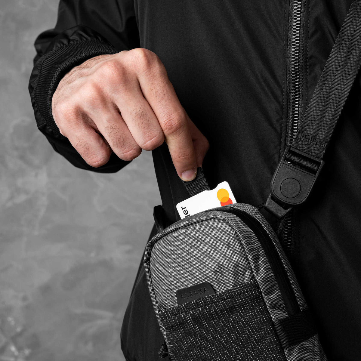 Modular Shoulder Pocket Max Alpaka AD010930230 Phone Pockets Max / Grey Ultradyne 100D