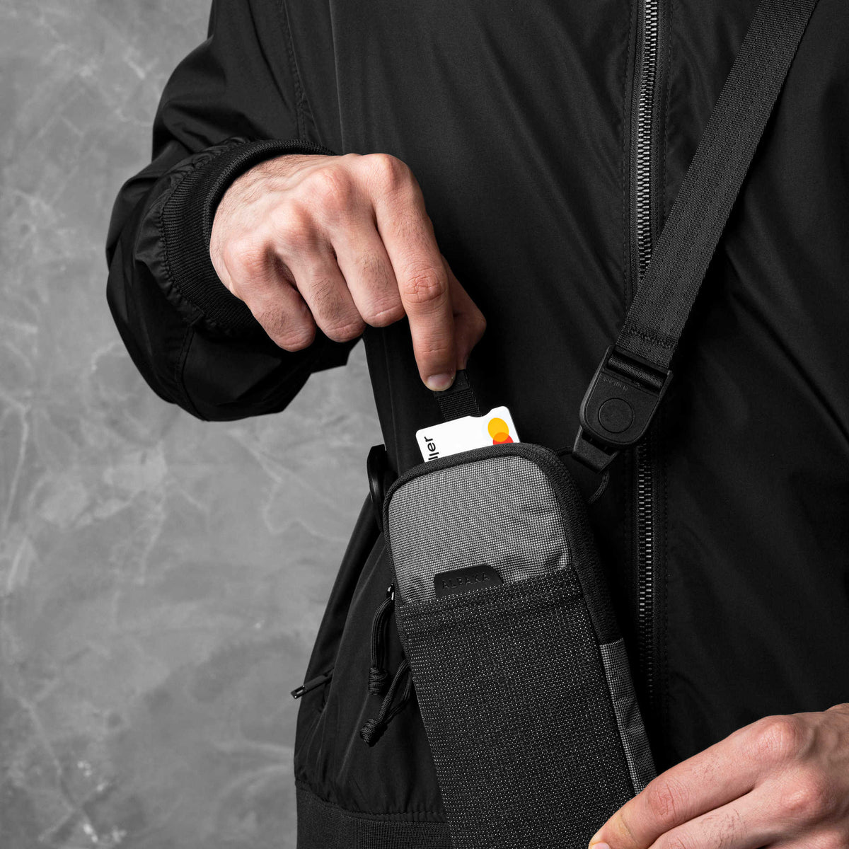 Modular Shoulder Pocket Slim Alpaka AD010920230 Phone Pockets Slim / Grey Ultradyne 100D