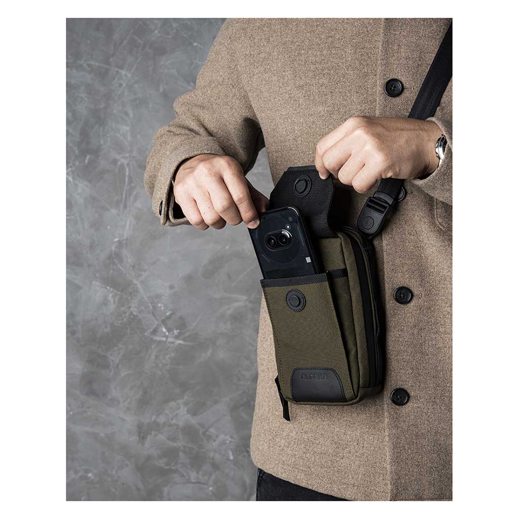 Modular Sling V2 Alpaka AD010740522 Sling Bags One Size / Army Green | Axogrid 300D