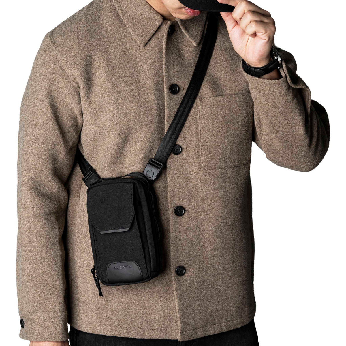 Modular Sling V2 Alpaka AD010740122 Sling Bags One Size / Black | Axogrid 300D