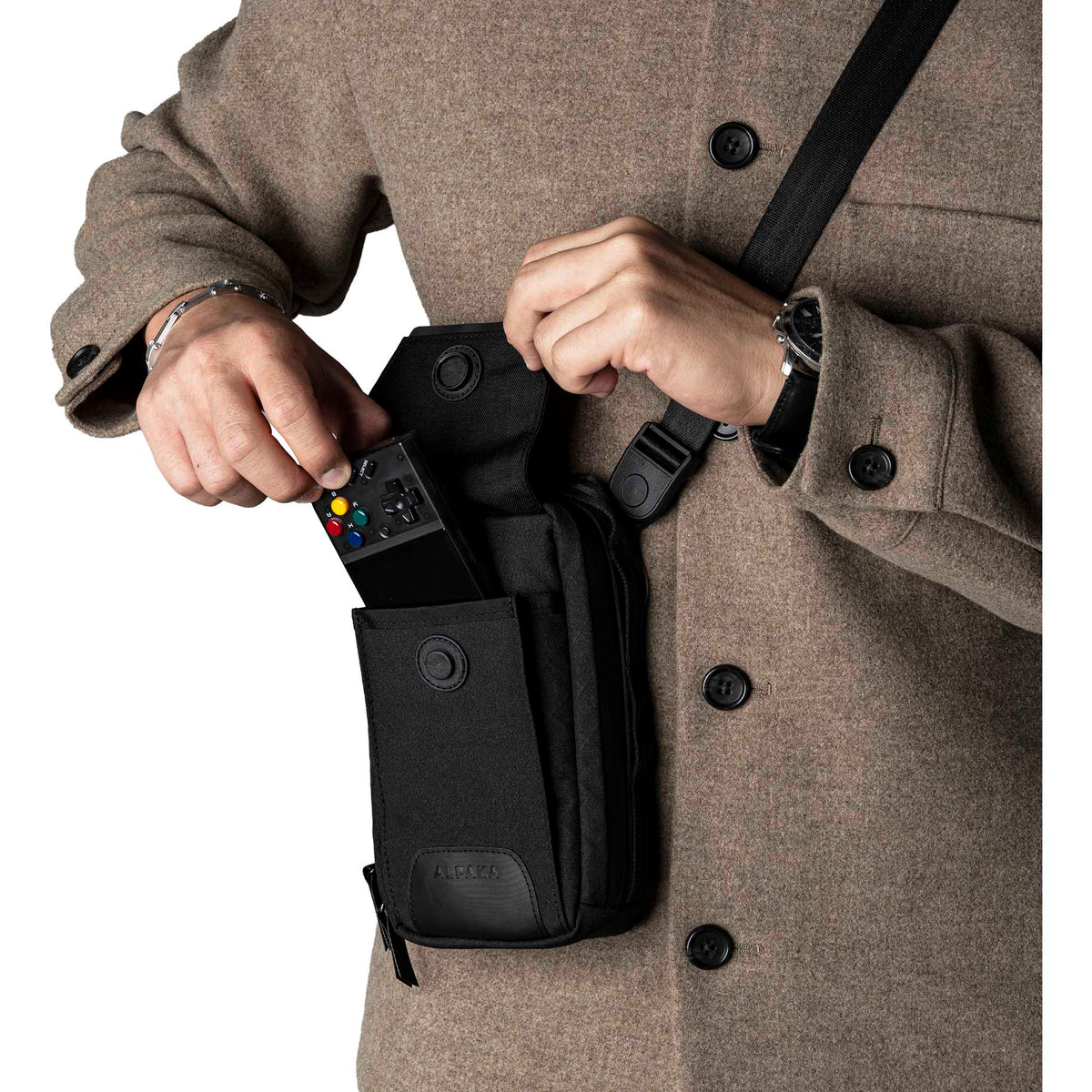 Modular Sling V2 Alpaka AD010740122 Sling Bags One Size / Black | Axogrid 300D