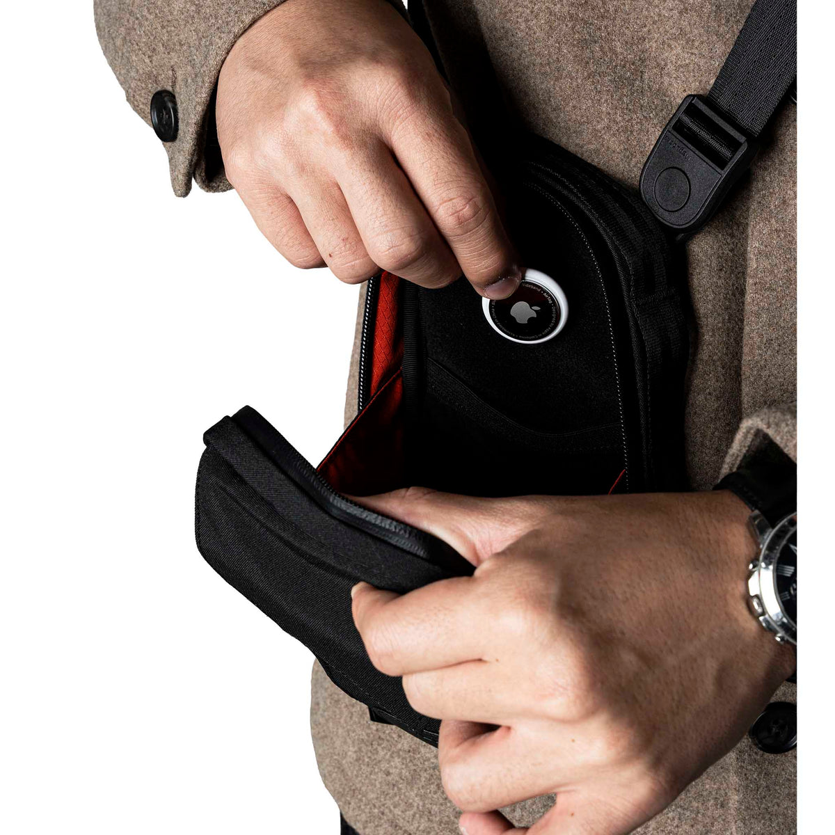 Modular Sling V2 Alpaka AD010740122 Sling Bags One Size / Black | Axogrid 300D