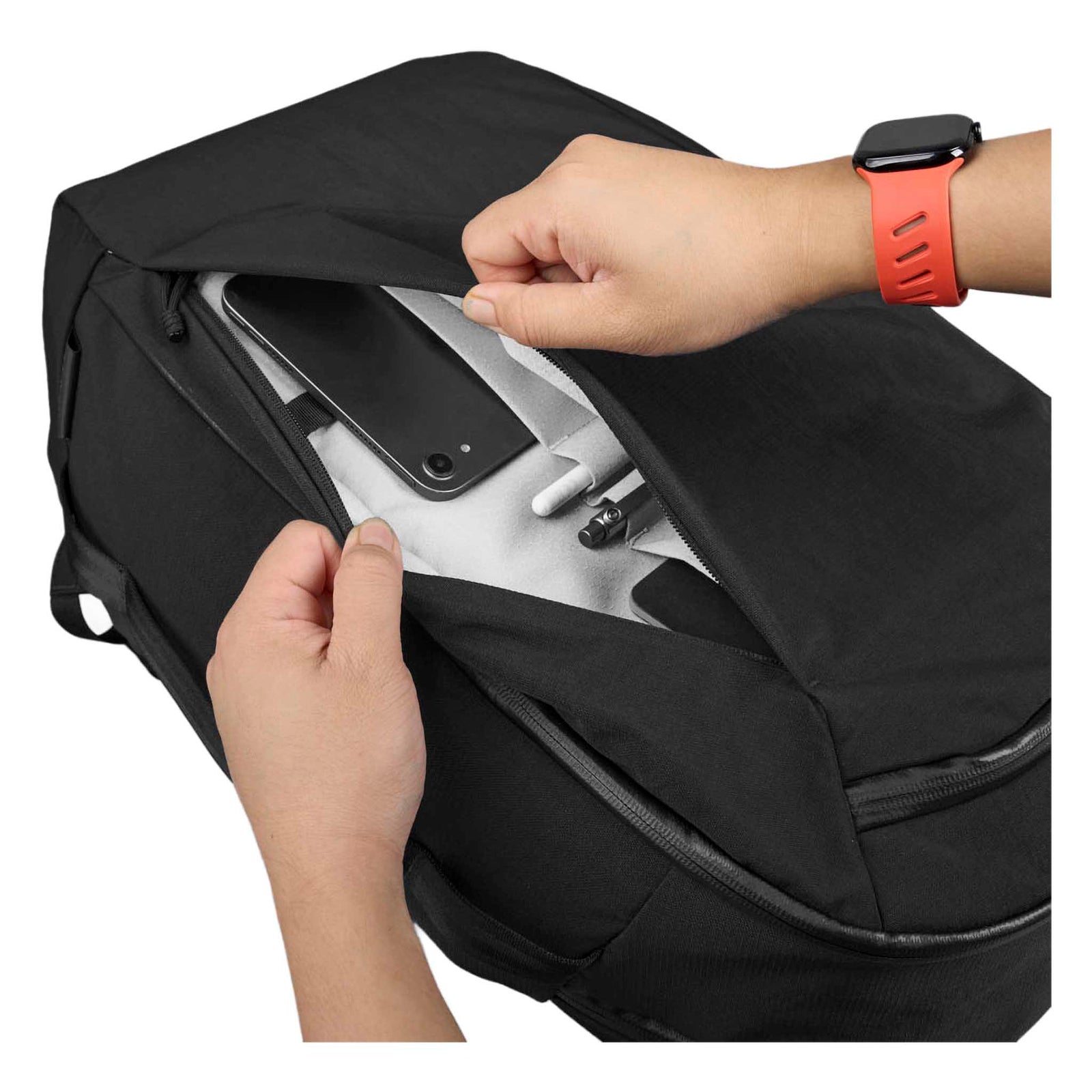Traverse Backpack 38L Alpaka AA010900124 Backpacks 38L / Black Axoflux 400D Ripstop Nylon