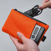 Zip Clutch Alpaka AE001040704 Pouches One Size / Hot Orange | X-Pac VX25