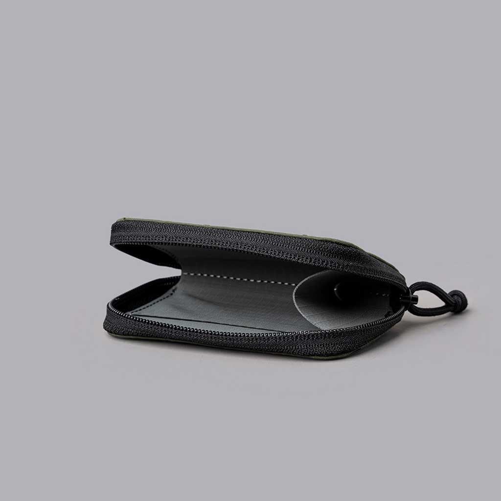 Zip Coin Wallet Alpaka AD010800526 Wallets One Size / Green | Axogrid 210D