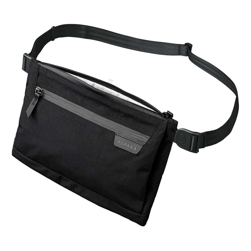 Zip Pouch Max v2 Alpaka AD010650118 Sling Bags 2L / Black | Axoflux 210D