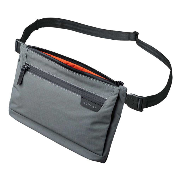 Zip Pouch Max v2 Alpaka AD010650218 Sling Bags 2L / Grey | Axoflux 210D