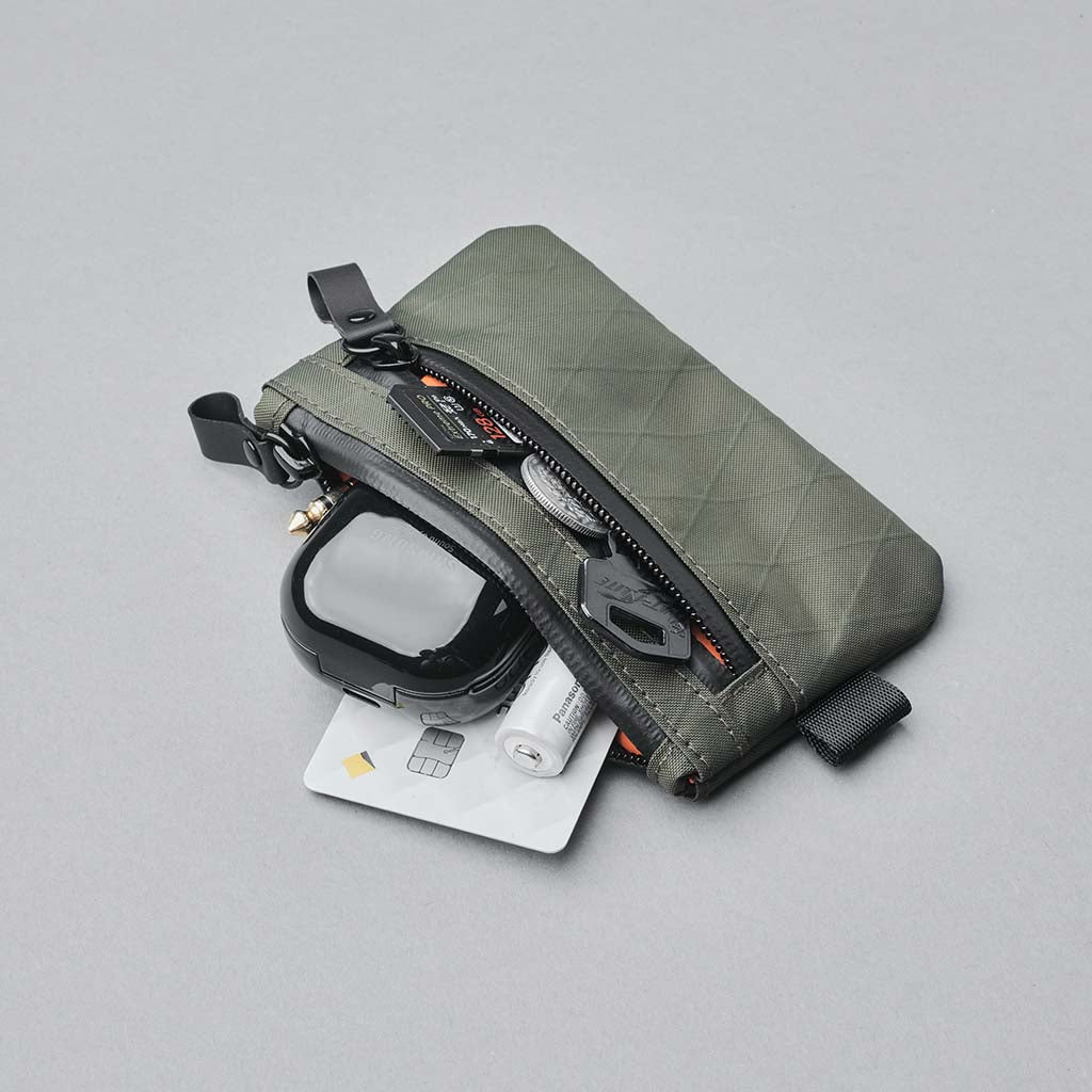 Zip Pouch Alpaka AD010080503 Pouches One Size / Dark Green | X-Pac VX21